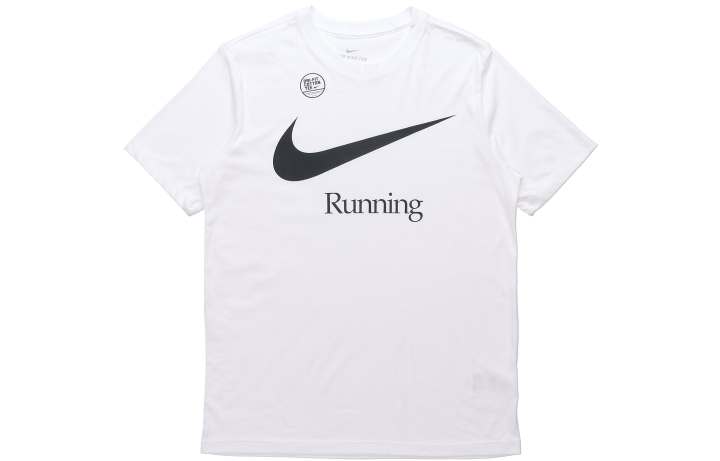 Nike Nike T Shirts Men's White Crew Neck Moderate Straight Fit