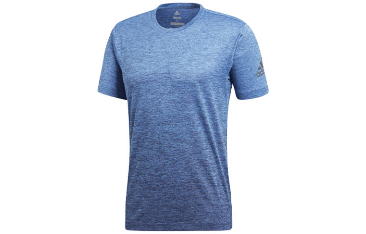Adidas Adidas T Shirts Men's Navy Blue Crew Neck Moderate Straight Fit