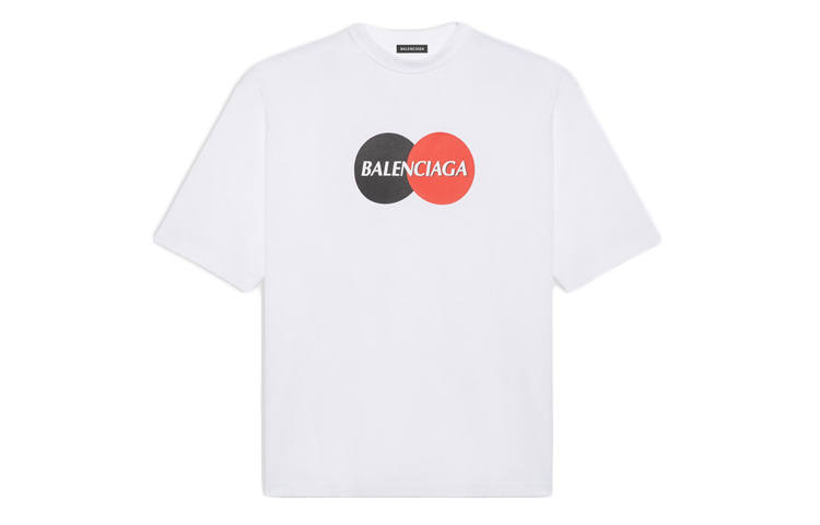 Balenciaga T Shirt, Loose Fit Men's White