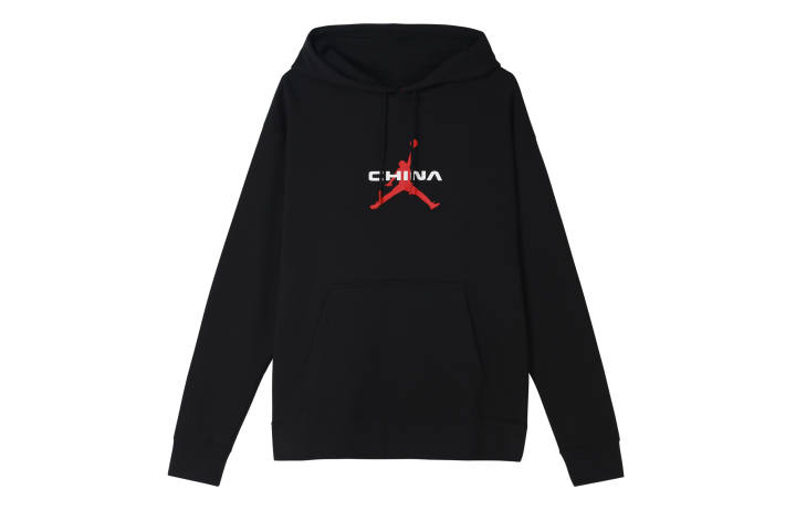Jordan Jordan Sweatshirts Men's Black Hooded Moderate Regular