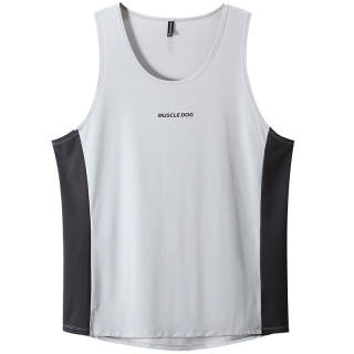 Muscle Dog Tank Tops Men's Crew Neck Moderate Straight Fit