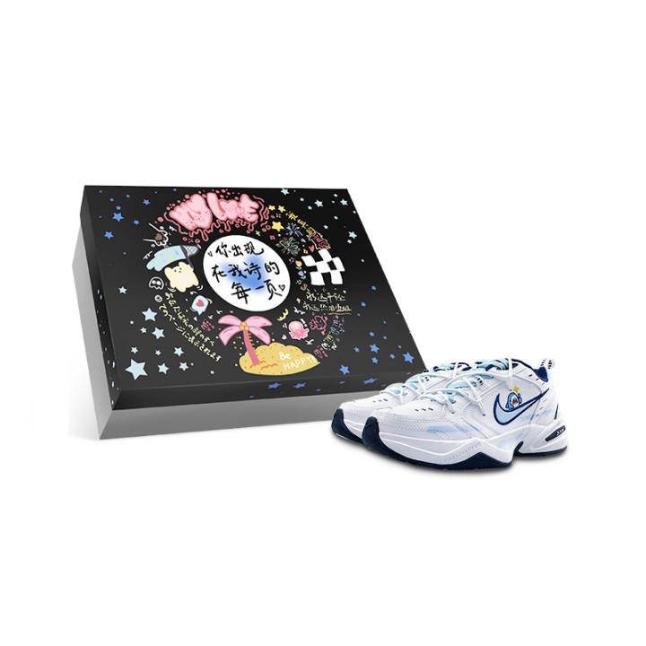 Nike Nike Air Monarch 4 Low top Chunky Sneakers Unisex White Blue