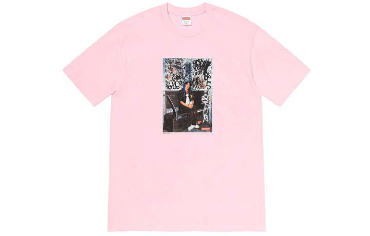 Supreme Supreme Lady Pink crew neck T-shirt