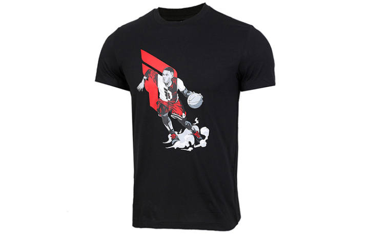 Adidas Adidas T Shirts Men's Black Crew Neck Moderate Straight Fit