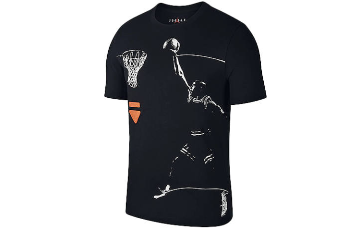 Jordan Jordan Air T Shirts Men's Crew Neck Moderate Straight Fit