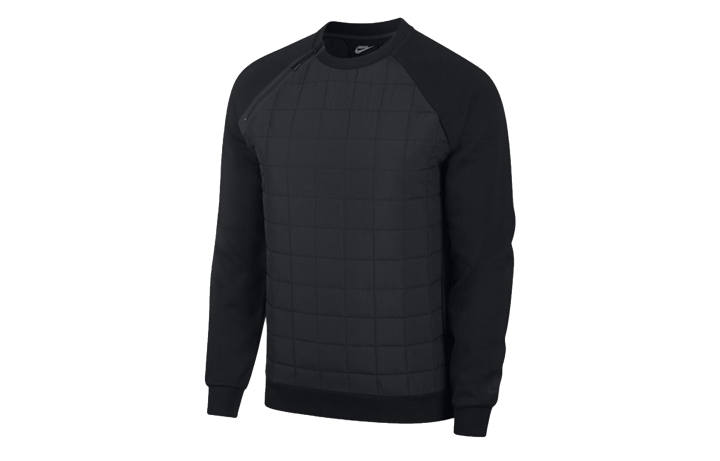 Nike Nike Sweatshirts Men's Black Crew Neck Moderate Regular