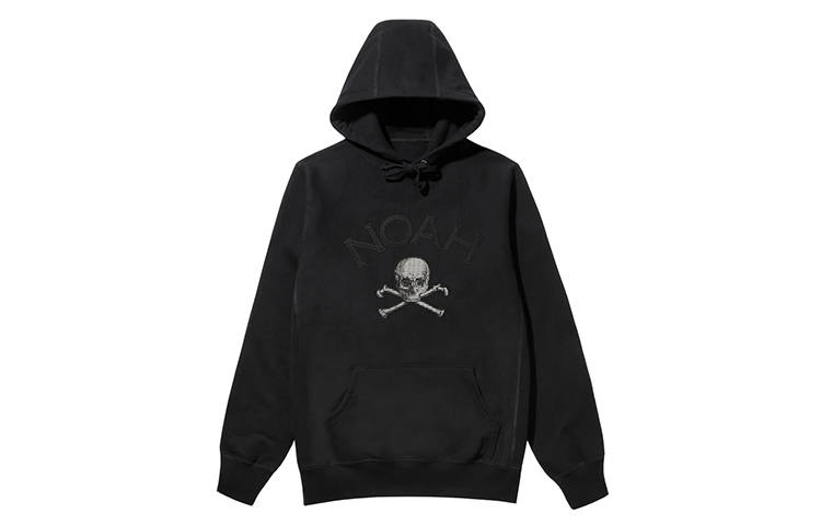 NOAH NOAH Sweatshirts Unisex Black Hooded Moderate Regular