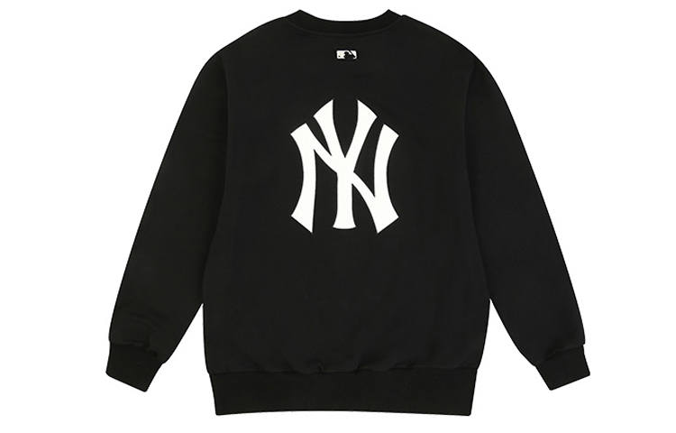 MLB MLB New York Yankees Sweatshirts Unisex Black Crew Neck Moderate Regular