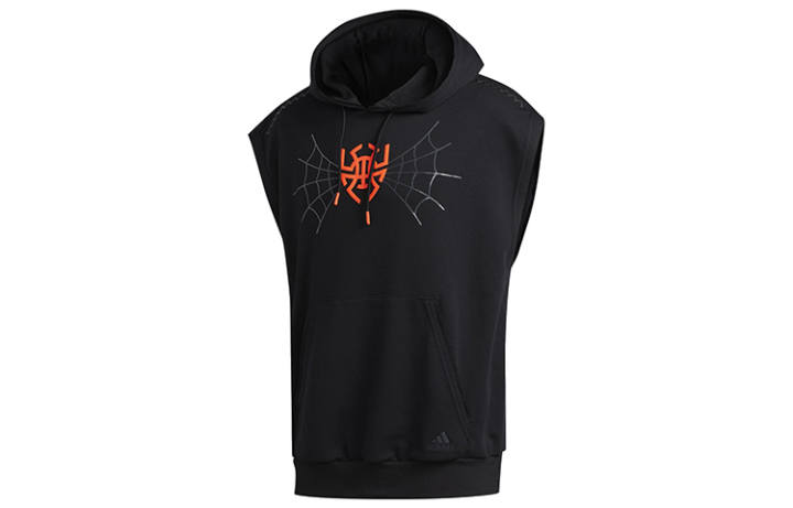 Adidas Adidas Sweatshirts Men's Black Hooded Moderate Regular