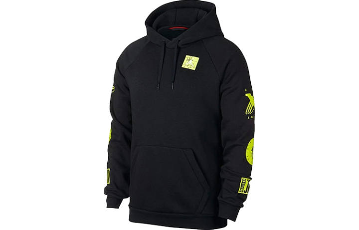 Jordan Jordan Sweatshirts Men's Black Green Hooded Moderate Regular