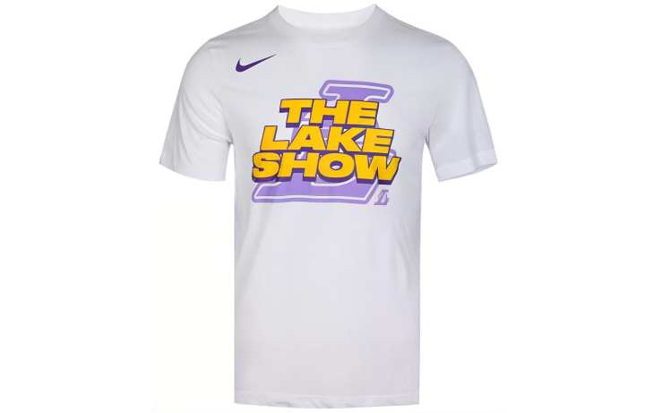 Nike Nike T Shirts Men's White Crew Neck Moderate Straight Fit
