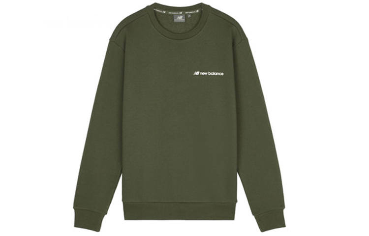 New Balance New Balance Sweatshirts Men's Green Crew Neck Moderate Regular