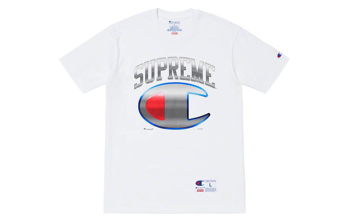 Supreme Supreme x Champion Co branded Collection T Shirt Unisex