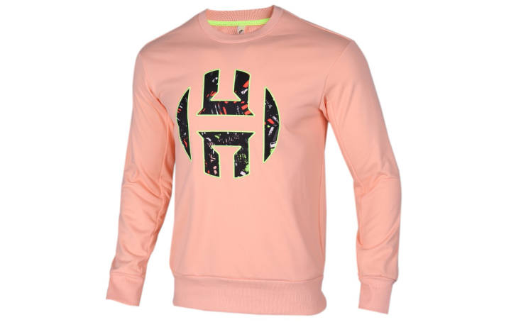 Adidas Adidas Sweatshirts Men's Pink Crew Neck Moderate Regular