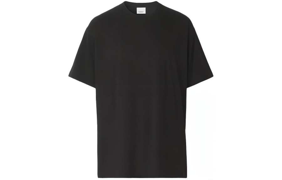Burberry Location Print Cotton Oversized T Shirt