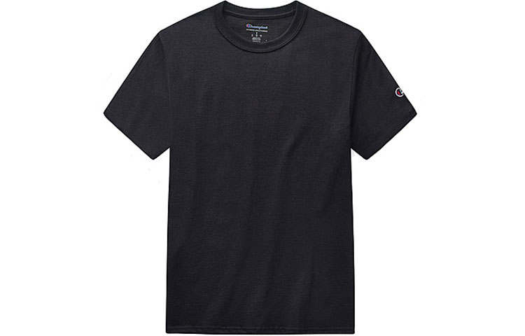 Champion Champion T Shirt US Version Unisex Black