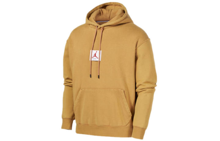 Jordan Jordan Flight Sweatshirts Men's Wheat Hooded Moderate Regular