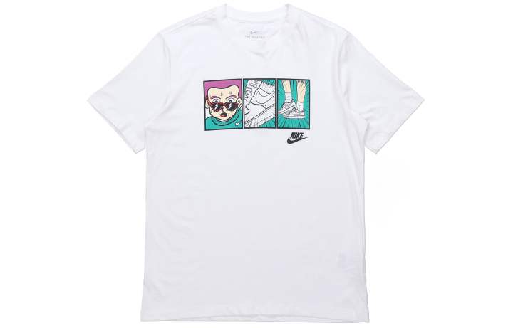 Nike Nike T Shirts Men's White Crew Neck Moderate
