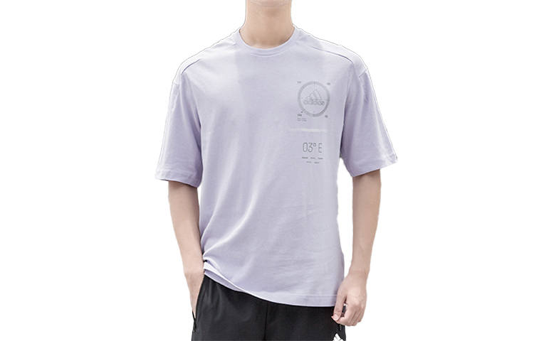 Adidas Adidas T Shirt Men's Light Purple