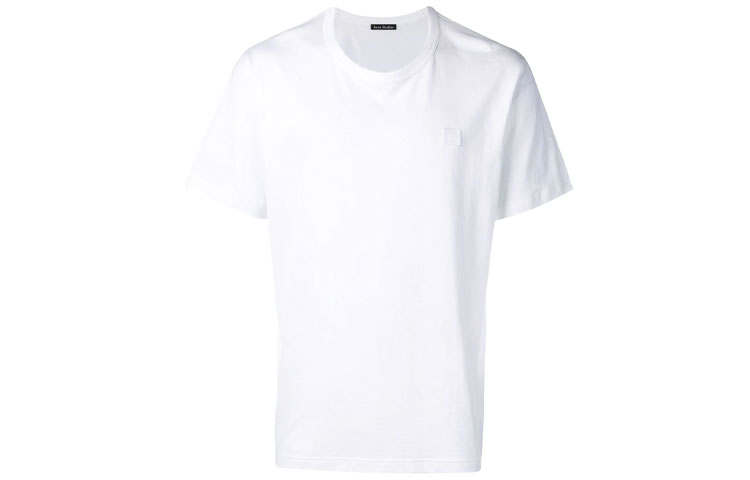 Acne Studios Acne Studios T Shirts Unisex White Crew Neck Moderate