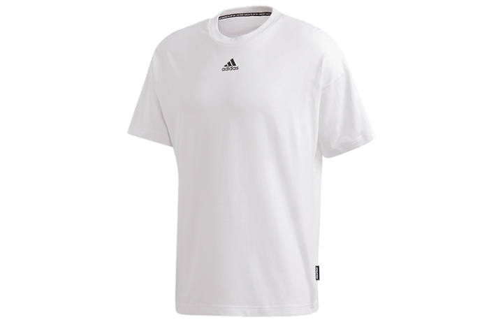 Adidas Adidas Drop Shoulder Sleeve T Shirt Men's White