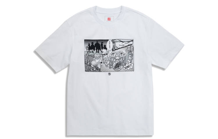 Li-Ning Li Ning x BADFIVE T Shirt Men's White