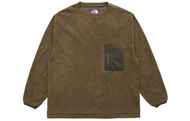 THE NORTH FACE PURPLE LABEL Sweatshirts Men's Khaki Moderate Regular