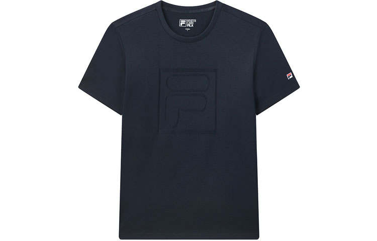 FILA T Shirts Men's Legend Blue Crew Neck Moderate Straight Fit
