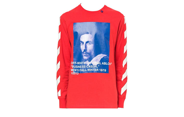 OFF-WHITE OFF WHITE Mona Lisa Longsleeve T Shirt