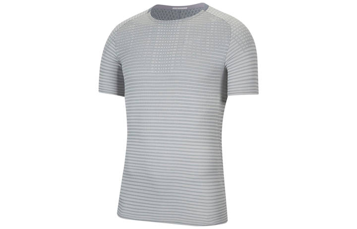Nike Nike T Shirts Men's Light Gray Crew Neck Moderate Straight Fit