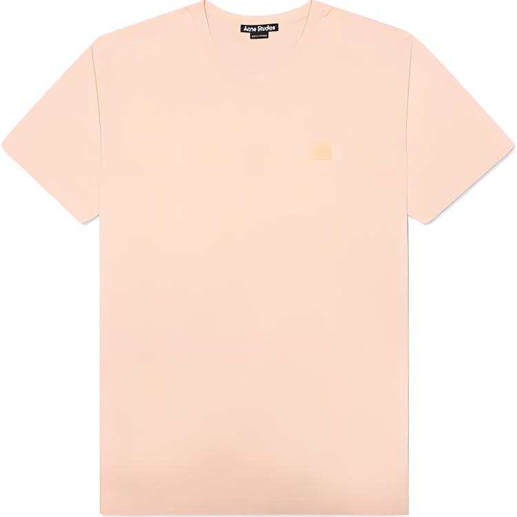 Acne Studios Acne Studios T Shirts Unisex Pink Crew Neck Moderate