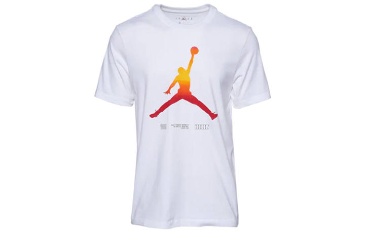 Jordan Jordan Legacy AJ11 T Shirts Men's White Crew Neck Moderate Straight Fit