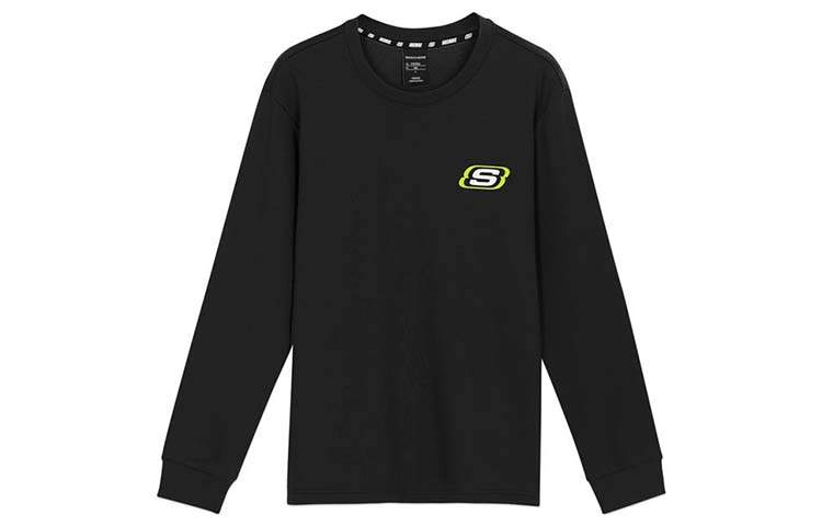 Skechers Sweatshirts Unisex Carbon Black Crew Neck Moderate Regular