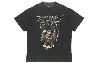REPRESENT T Shirts Men's Black Crew Neck Moderate Heavyweight
