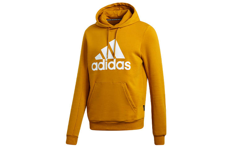 Adidas Adidas Sweatshirts Men's Gold Hooded Moderate Regular