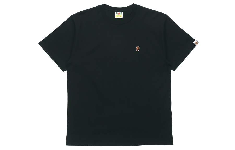 A BATHING APE Head Series T Shirt Unisex Black
