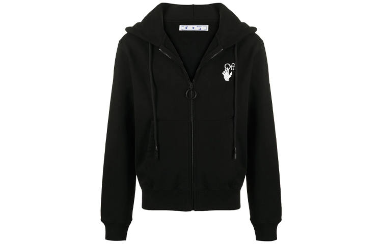 OFF-WHITE OFF WHITE Pascal Arrows Zip Up Sweatshirt