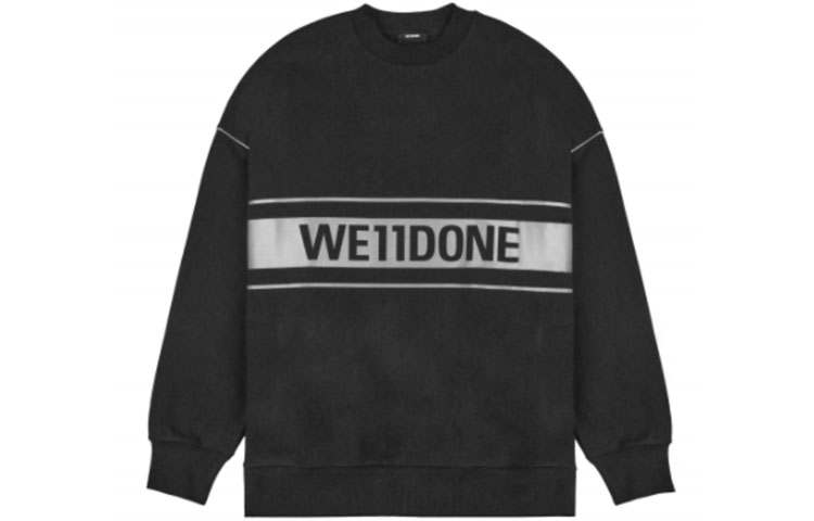 WE11DONE WE11DONE 'Well Done' Print Hoodie