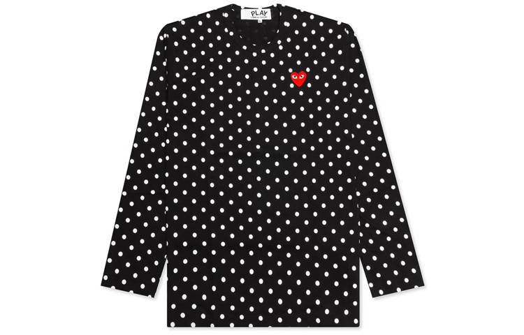 CDG Play Comme Des Garcons Play Polka Dot L/S T shirt