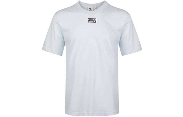 Adidas Originals T Shirts Men's White Crew Neck Moderate Straight Fit