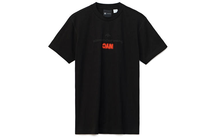 Adidas Adidas X Alexander Wang T Shirts Unisex Black Crew Neck Moderate Straight Fit