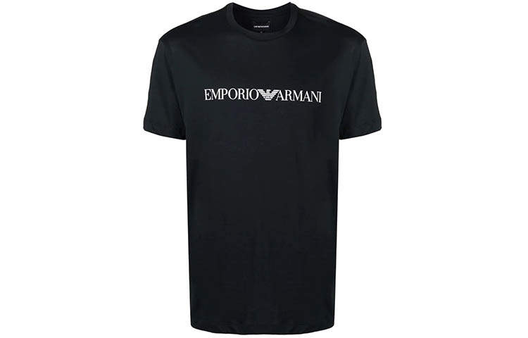 EMPORIO ARMANI Logo Print Crewneck T-Shirt