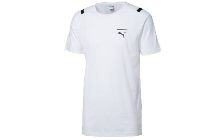PUMA T Shirts Men's Crew Neck Moderate Straight Fit