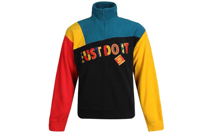 Nike Nike Sweatshirts Men's Multicolor Stand Collar Moderate Regular