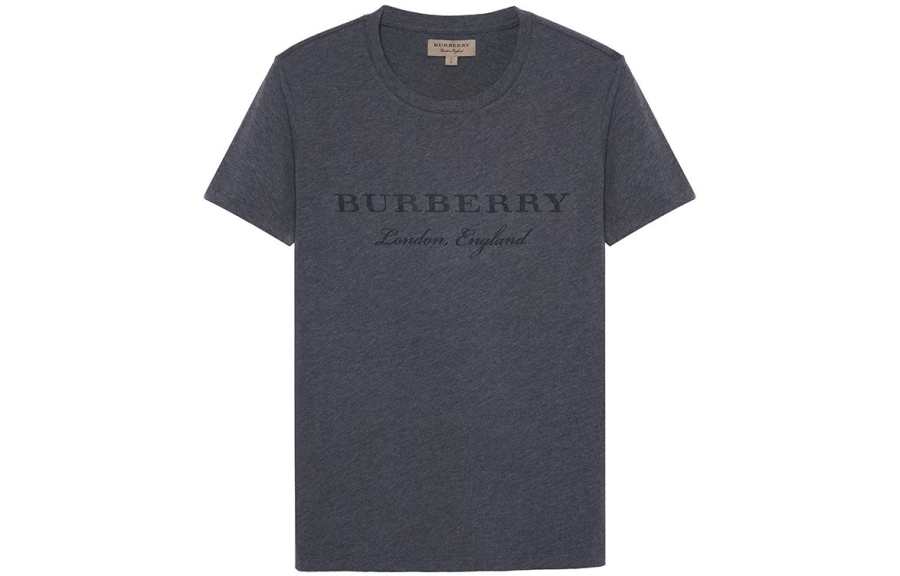 Burberry T Shirt Men's Medium Gray