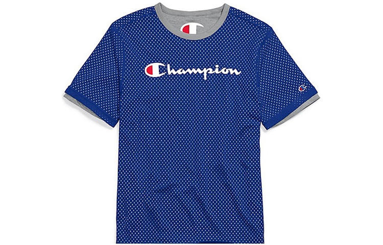 Champion T Shirt US Version Unisex Royal Blue