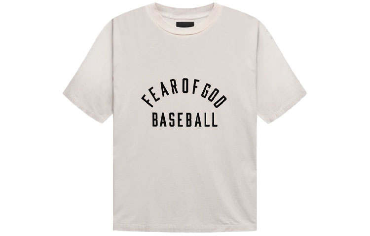 Fear Of God T Shirts Men's Sand Crew Neck Moderate Straight Fit