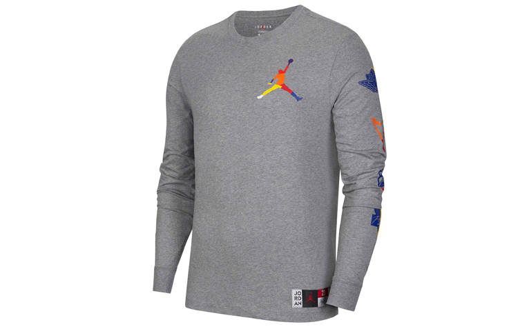 Jordan Jordan Sweatshirts Men's Carbon Gray Crew Neck Moderate Other