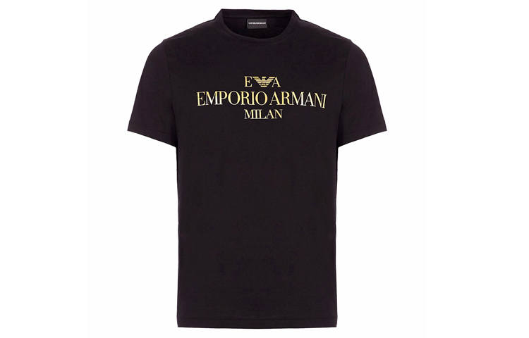 EMPORIO ARMANI T Shirt Men's Black