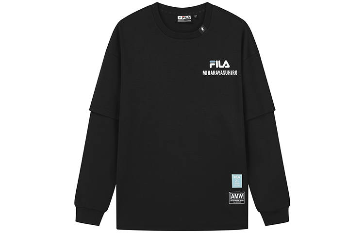 FILA x MIHARA YASUHIRO/, T Shirt Men's Jet Black